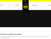 Tablet Screenshot of matrixinnovations.com.au